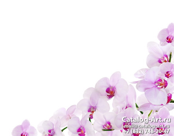 картинки для фотопечати на потолках, идеи, фото, образцы - Потолки с фотопечатью - Розовые орхидеи 79